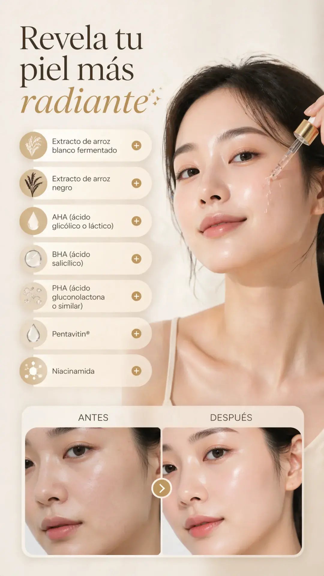 Dúo Exfoliante Coreano - Elimina Impurezas - Piel Luminosa sin irritación