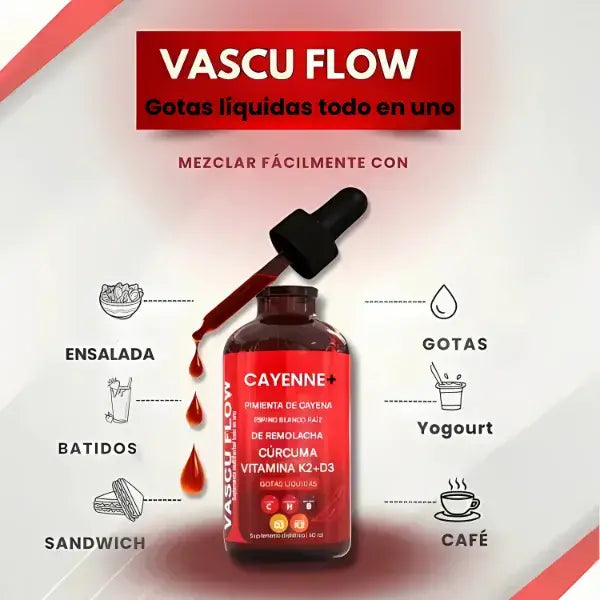 Suplemento Líquido con Pimienta de Cayena – Energía y Soporte Cardiovascular Avanzado