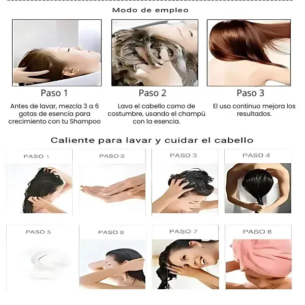 Combo Nutrición Avanzada: Shampoo Herbal Anticaidas+ Sérum Anticaidas