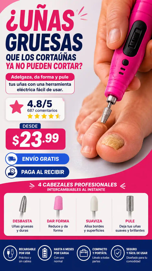 Pulidor profesional de uñas