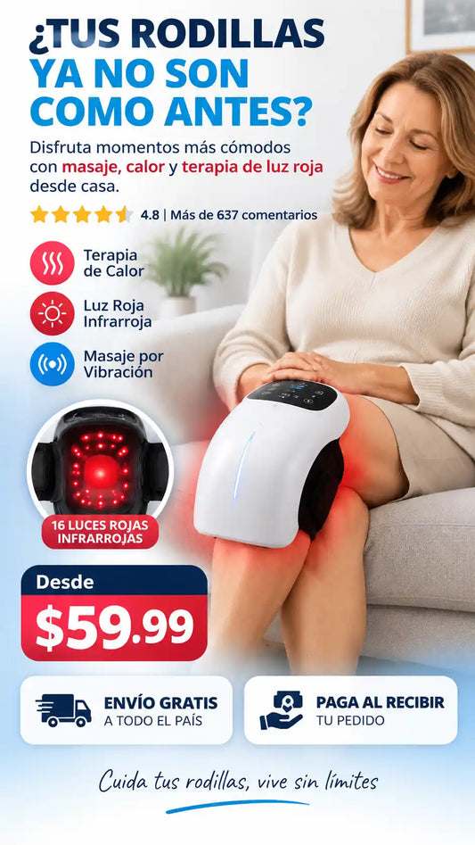 Masajeador De Rodilla 3 En 1