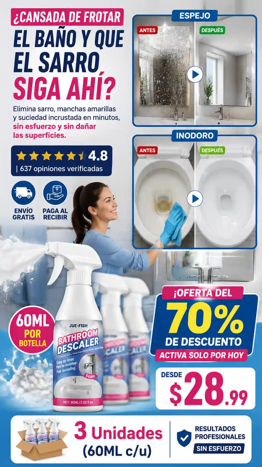Eliminador de manchas y sarro