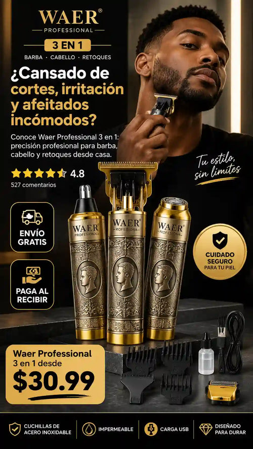 Waer Professional Patillera 3 en 1