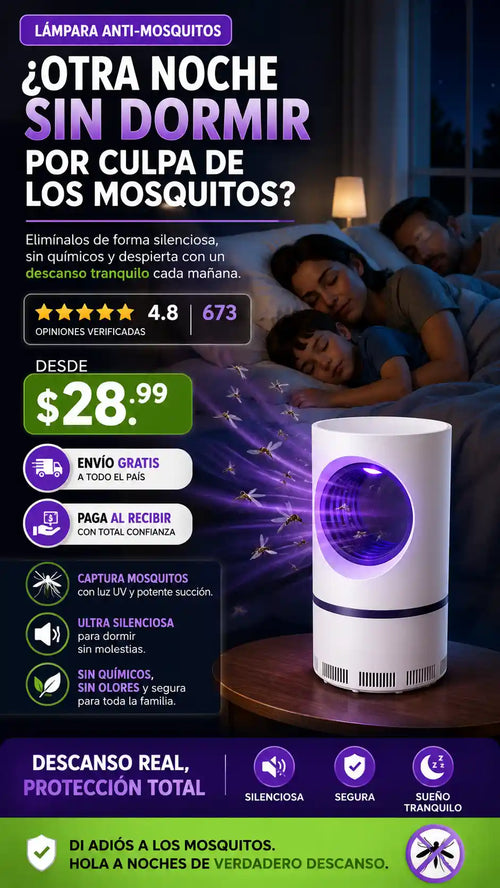 Lampara antimosquitos