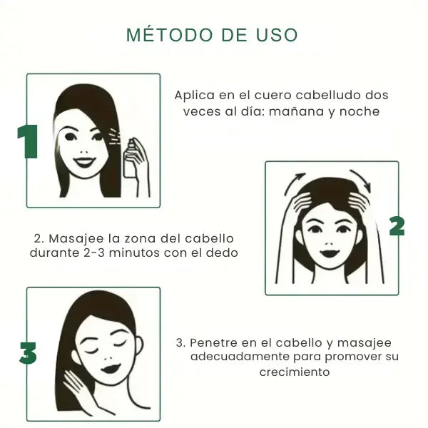 Tónico Capilar Premium OUHOE 60ml -Certificación FDA