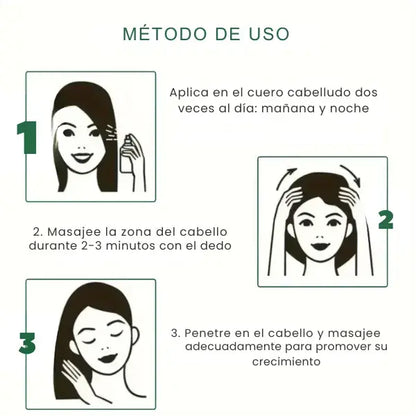 Tónico Capilar Premium OUHOE 60ml -Certificación FDA
