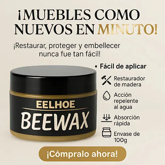 🟫 Cera Restauradora EELHOE® con Fórmula Premium de Cera de Abeja