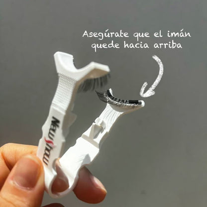 Pestañas Magnéticas presional + Aplicador Ergonómico premium