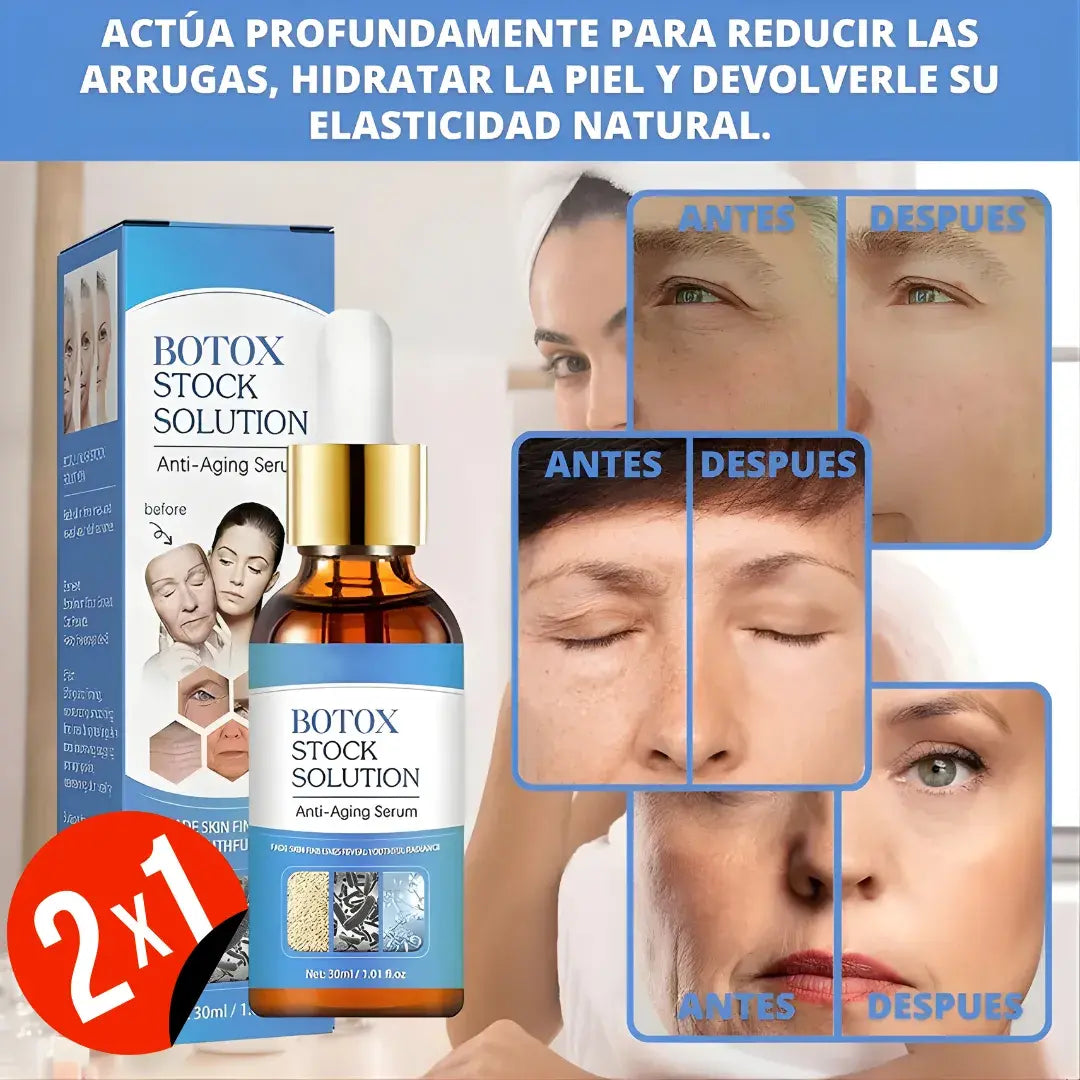 Botox Stock Solution Serum - reducción visible de bolsas y ojeras- Promo 2x1