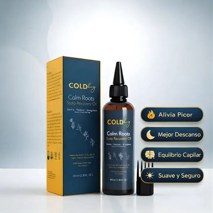 Cold Hug™ Calm Roots + cuidado avanzado del cuero cabelludo + alivio calmante + Aplicador