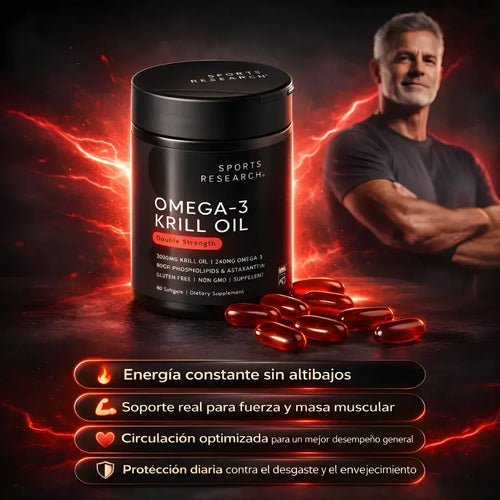 Omega3 Krill Oil ultra puro - soporte cardiovascular y energético