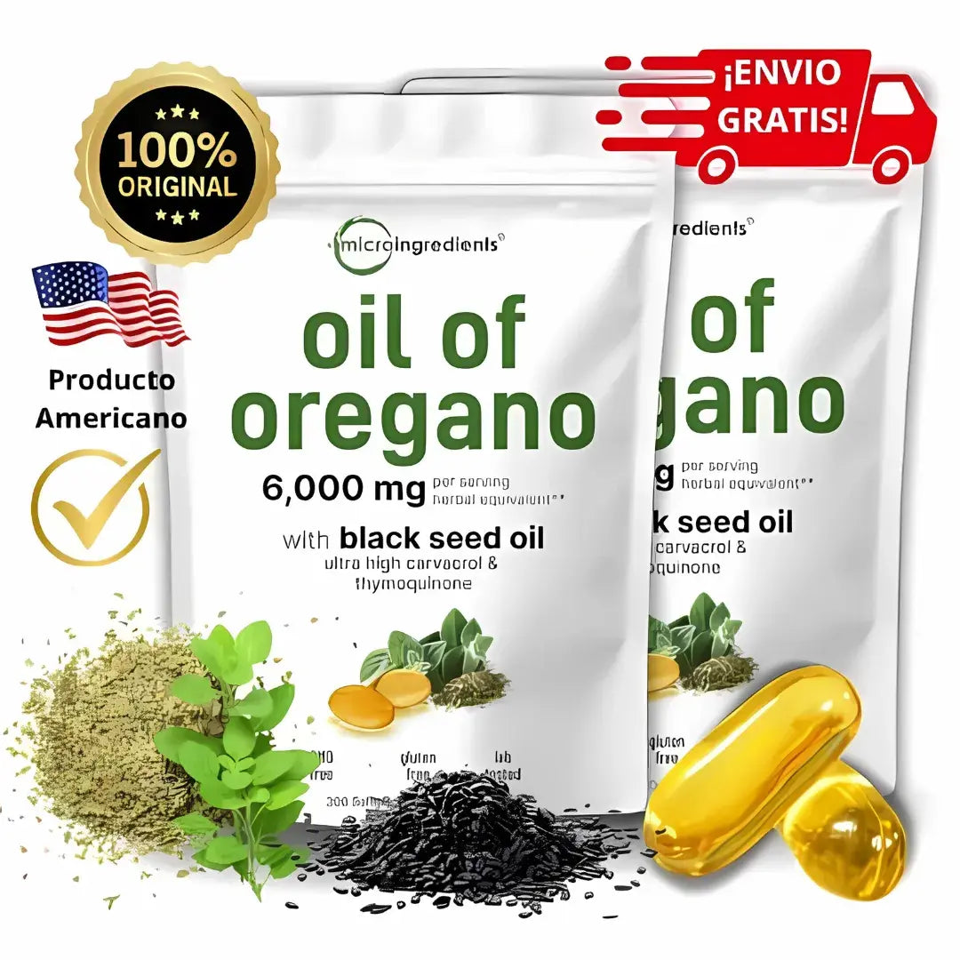 Aceite de orégano Original+ digestión ligera + más energía