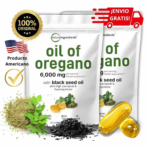 Aceite de orégano Original+ digestión ligera + más energía