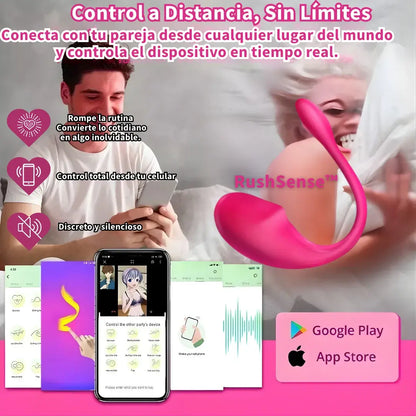 RushSense™ Vibrador Para Parejas – Placer Sin Manos, Doble Estimulación