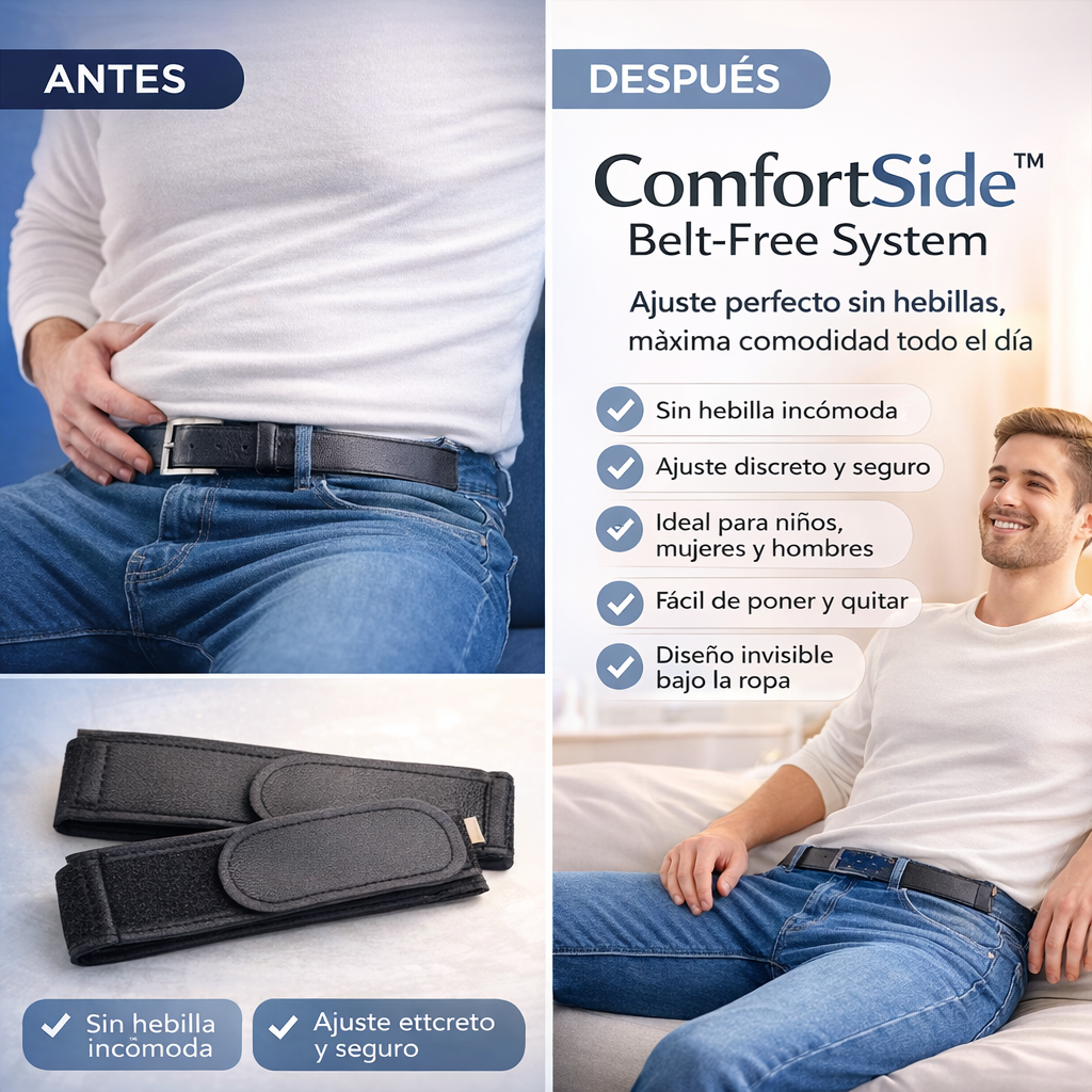 ComfortSide™ Cinturón Pro Ultraligero Sin Hebilla - Diseño Patentado Anti-Presión-Ajuste de Precisión