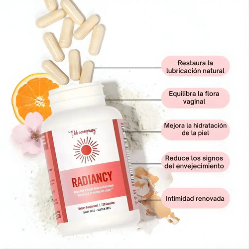 Radiancy® Fórmula Íntima+ Colágeno Multitipo + Probióticos Avanzados + Hidratación Profunda