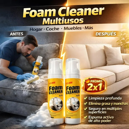 Espuma Limpiadora FOAM CLEANER® original - desengrasante potente inmediato - 60ML