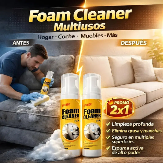 Espuma Limpiadora FOAM CLEANER® original - desengrasante potente inmediato - 60ML