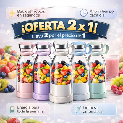 Termo batidora portatil moderno + motor ultrarrápido + diseño compacto- Promo 2x1