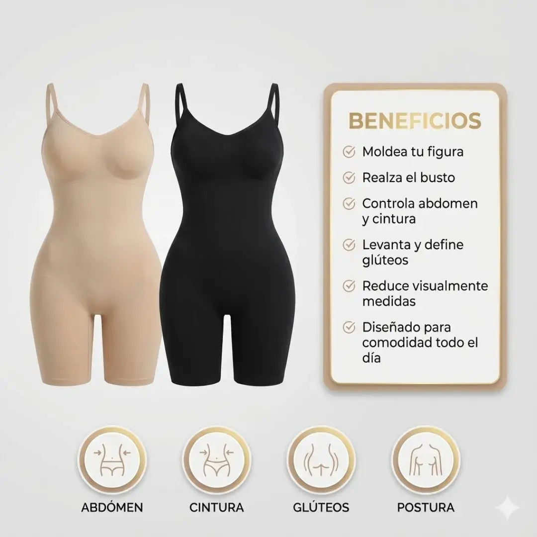 Body escultural de alta gama + compresión inteligente + cintura más definida al momento