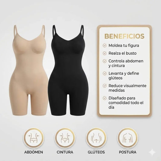 Body escultural de alta gama + compresión inteligente + cintura más definida al momento