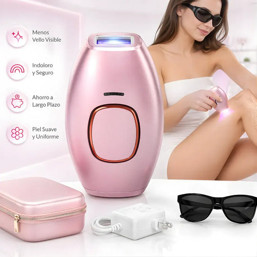 Depiladora Láser Sistema IPL - Multiples accesorios -Tecnología de Grado Clínico