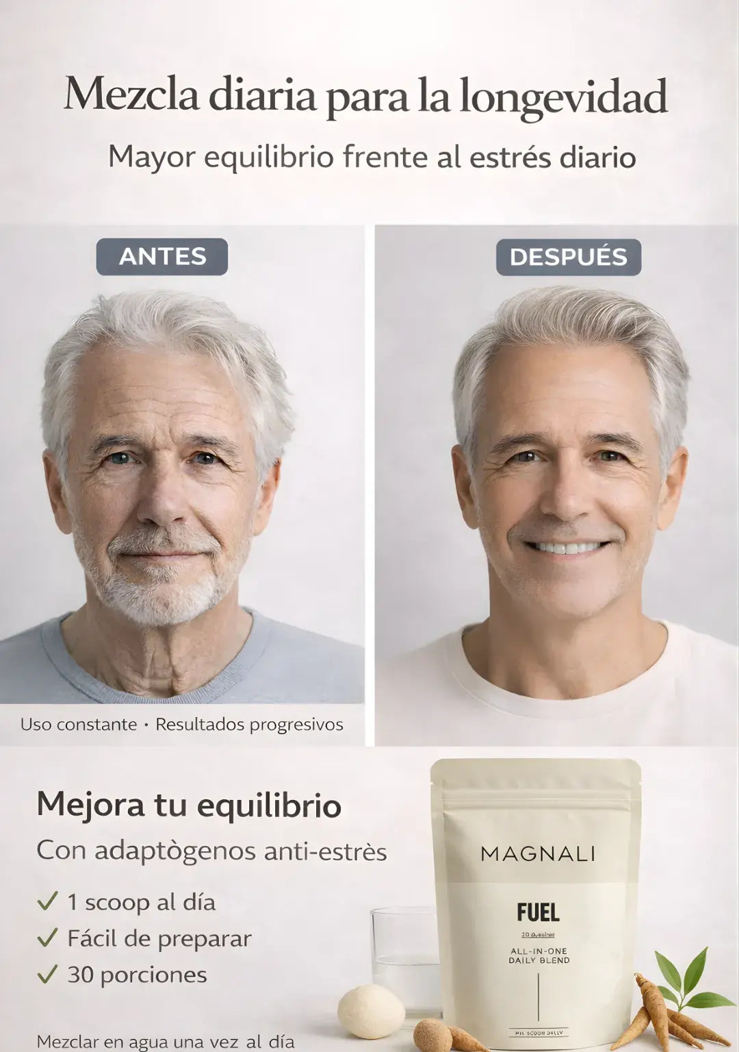 Maganli Fuel®- Fórmula avanzada de longevidad diaria - energía estable + enfoque mental