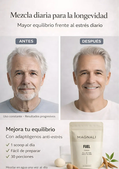 Maganli Fuel®- Fórmula avanzada de longevidad diaria - energía estable + enfoque mental