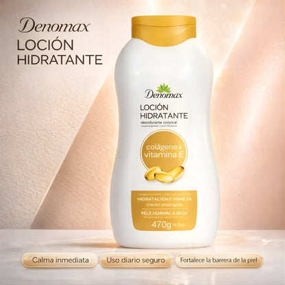 Denomax Loción Hidratante + hidratación profunda + cuidado para piel sensible