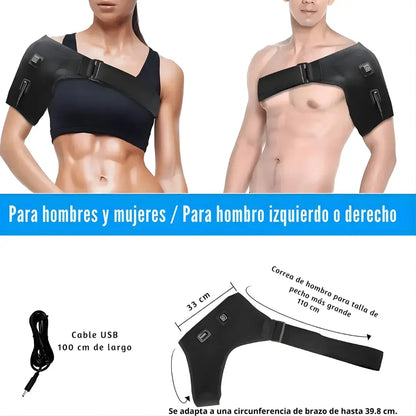Soporte de hombro inteligente + Calefacción integrada - alivio inmediato