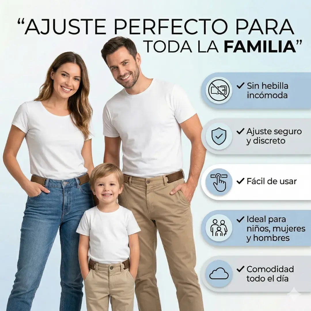 ComfortSide™ Cinturón Pro Ultraligero Sin Hebilla - Diseño Patentado Anti-Presión-Ajuste de Precisión
