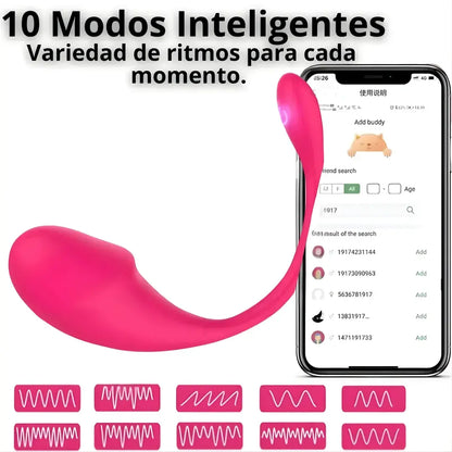 RushSense™ Vibrador Para Parejas – Placer Sin Manos, Doble Estimulación