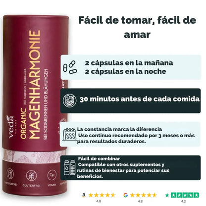 Bio Magenharmonie®  - alivio natural del reflujo y acidez estomacal