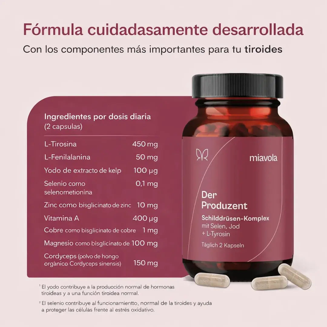 Suplemento aleman hepático + Activación T4 a T3 - energía celular optimizada