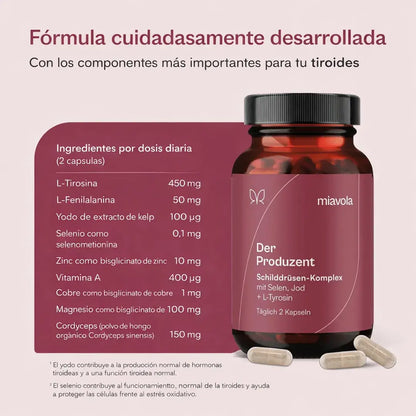 Suplemento aleman hepático + Activación T4 a T3 - energía celular optimizada