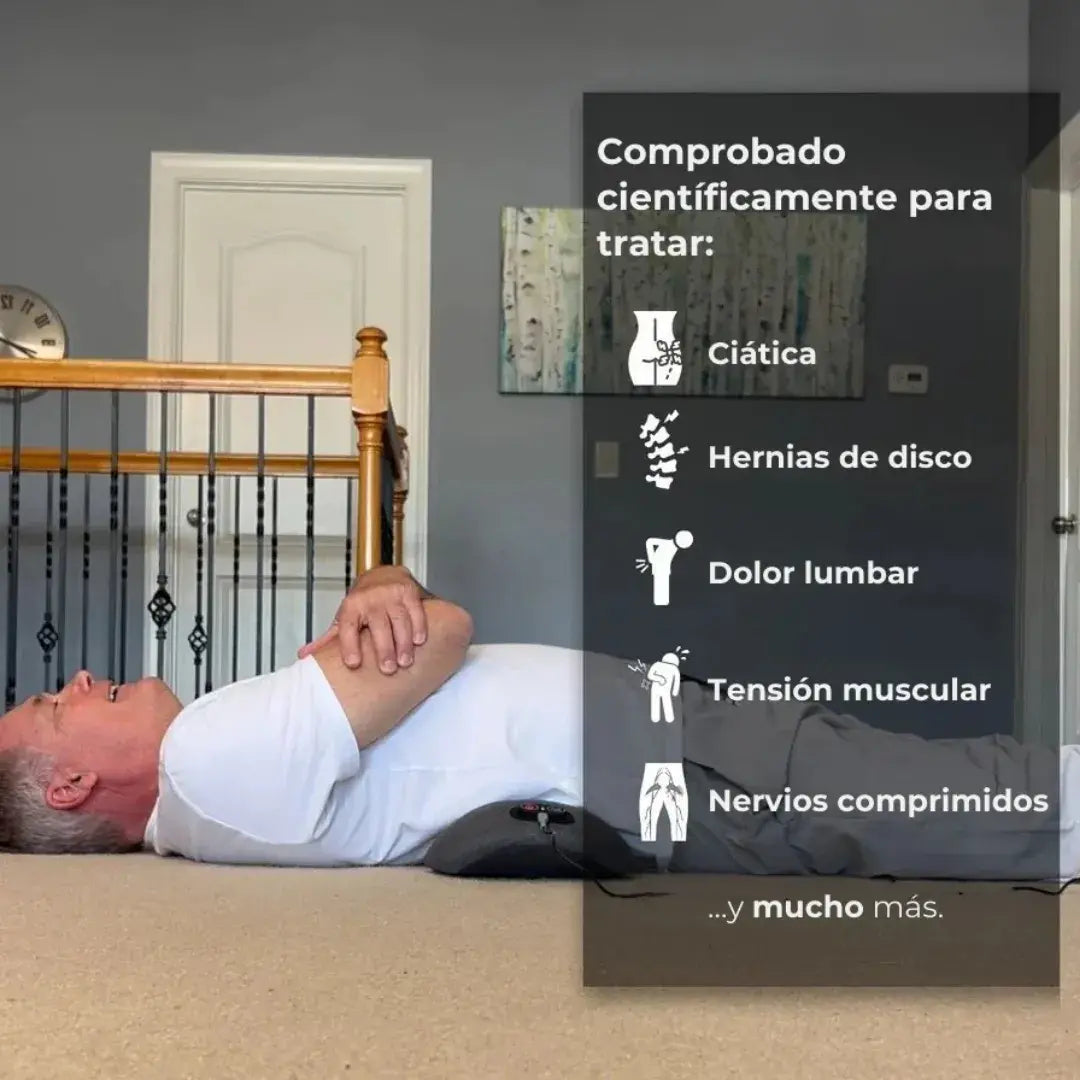 Masajeador Therapie Triple Fusión- Descompresión Clínica de Grado Médico + Calor Infrarrojo
