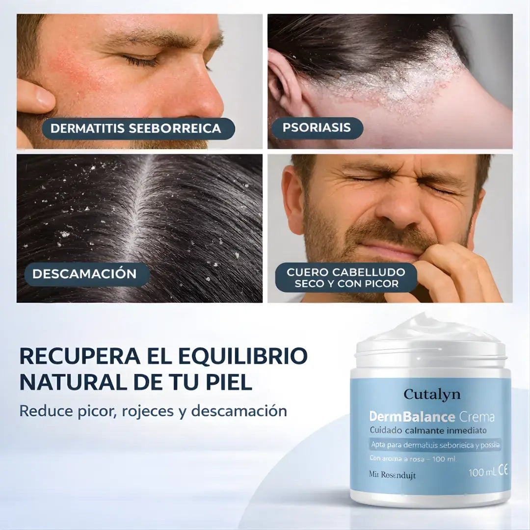 DermBalance® Crema calmante avanzada + acción anti-picazón + rápida absorción