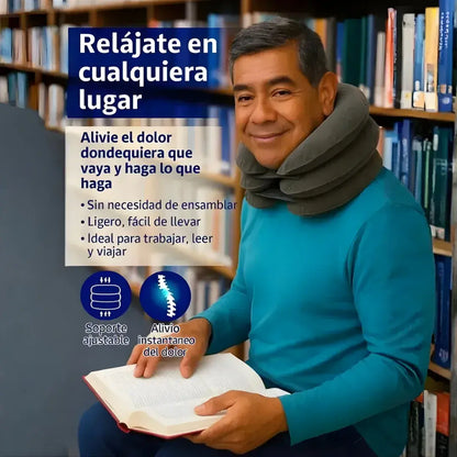 Dispositivo cervical de alivio avanzado- tracción inflable ajustable- alivio de tensión