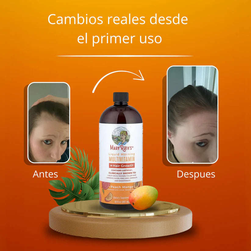 Multivitamínico Capilar Mary Ruth’s – Cabello Fuerte y Saludable