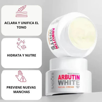 Crema Facial Premium Arbutin White® - Fórmula coreana de alto impacto clínico