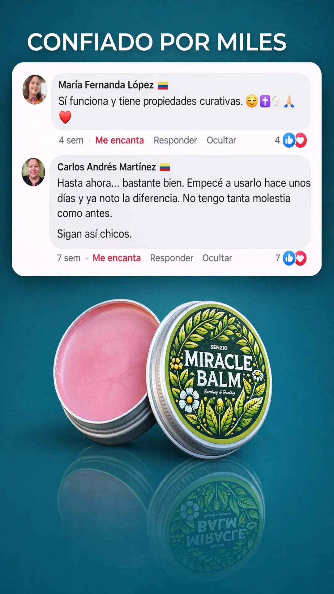 Bálsamo Milagroso Senzio-Adiós al Ardor y Hormigueo + Efecto Térmico + Envío Gratis