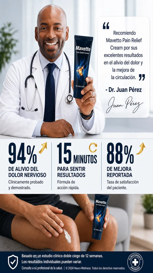 Crema Mavetto ® - Crema neuropatía de grado farmacéutico- reducción de varices visible
