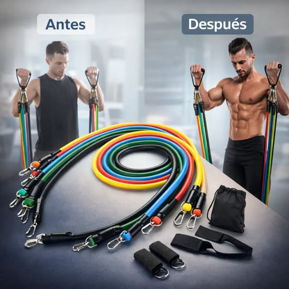 Entrenador de Agarre Elite+ contador + 4 accesorios de fuerza + Regalo incluido+ Fundas