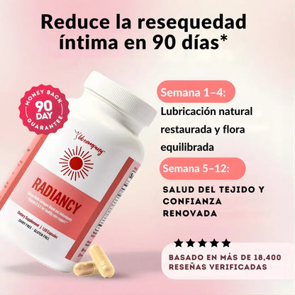 Radiancy® Fórmula Íntima+ Colágeno Multitipo + Probióticos Avanzados + Hidratación Profunda