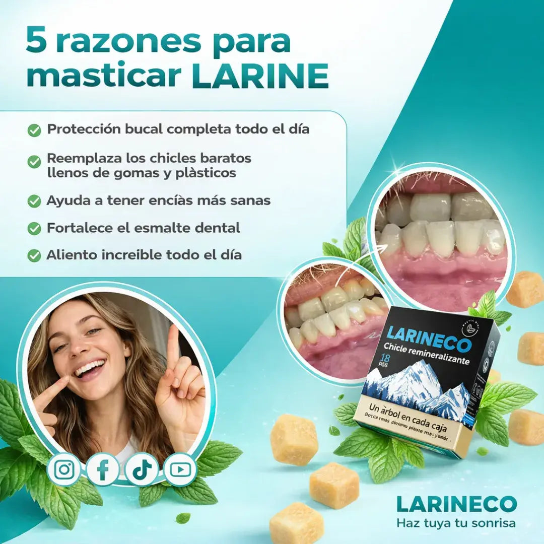 Chicle dental de nueva generación- dientes más brillantes - frescura intensa