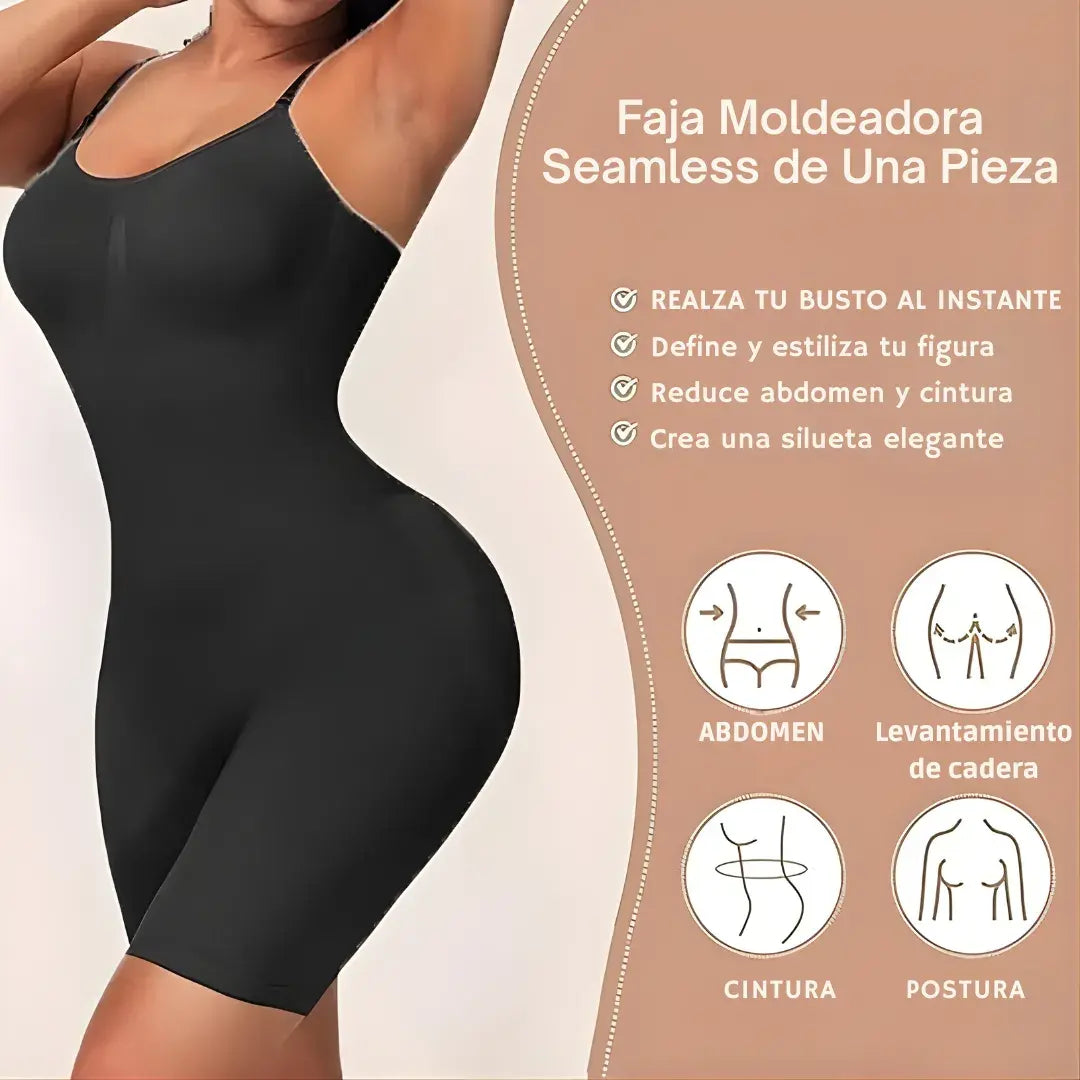 Body escultural de alta gama + compresión inteligente + cintura más definida al momento