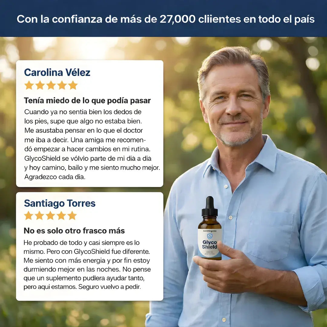 Gotas Glycoshield - equilibrio de glucosa+ ingredientes clínicos - Energia todo el dia