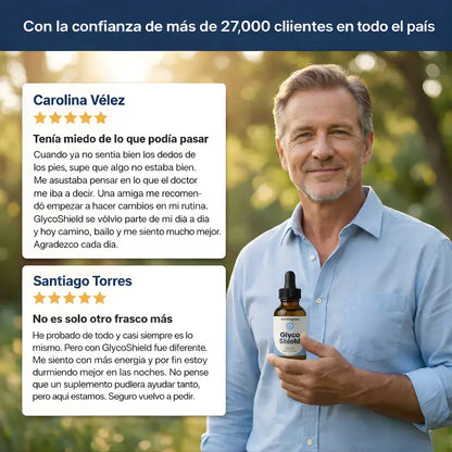 Gotas Glycoshield - equilibrio de glucosa+ ingredientes clínicos - Energia todo el dia