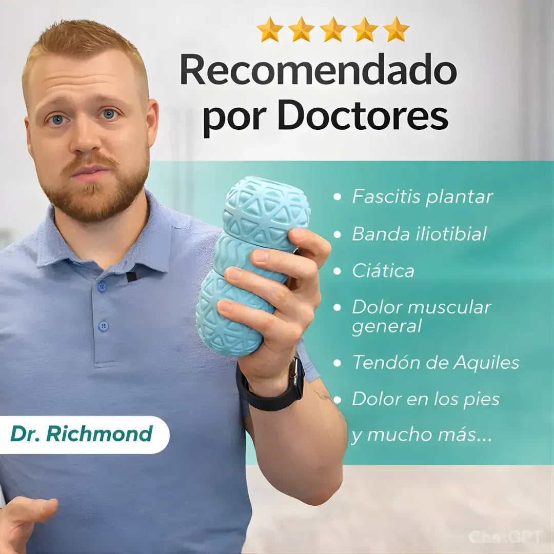 Rodillo terapéutico vibratorio profesional  - alivio muscular focalizado