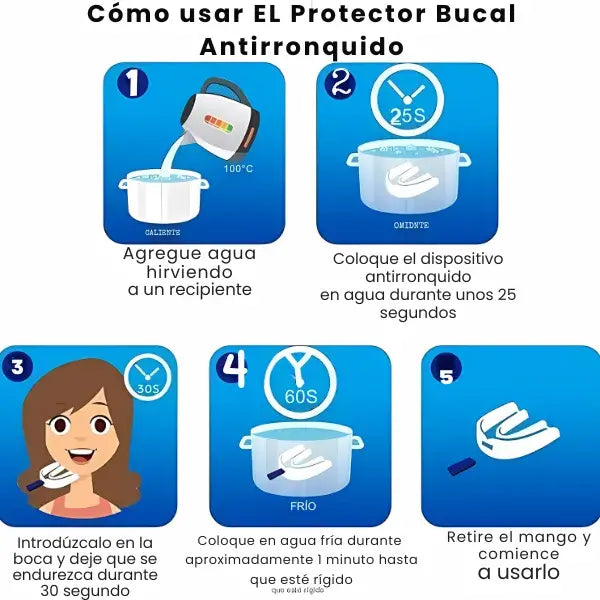 Férula Dental Premium 3 en 1: Anti Ronquidos + Anti Bruxismo + Alineación Dental